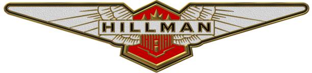 Hillman logos de marcas de autos con alas