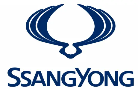 Logos de carros y camionetas que empiezan con la letra S - Ssang Yong