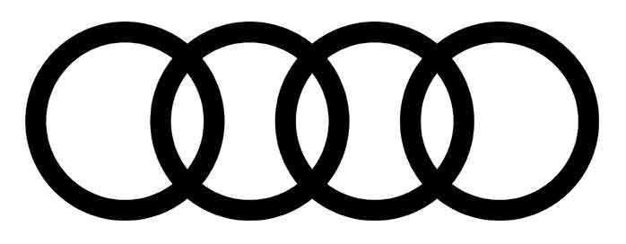 Audi Emblem (2016 negro)