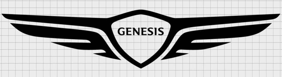 Genesis Logos de autos con alas