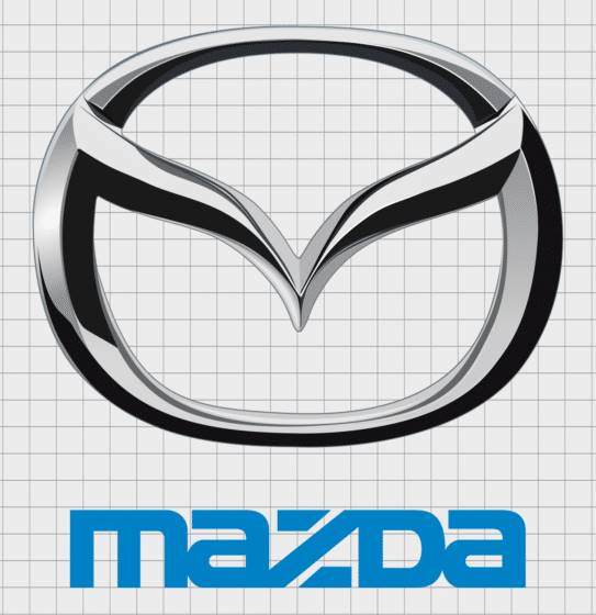 Mazda Logos de autos con alas