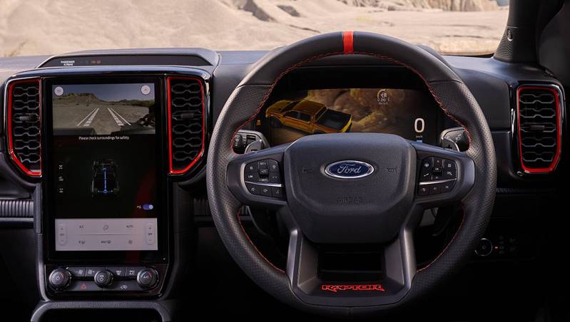 Ford Ranger Raptor 2022 interior