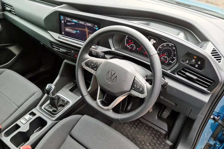 Cabina e interior del Volkswagen Caddy Cargo