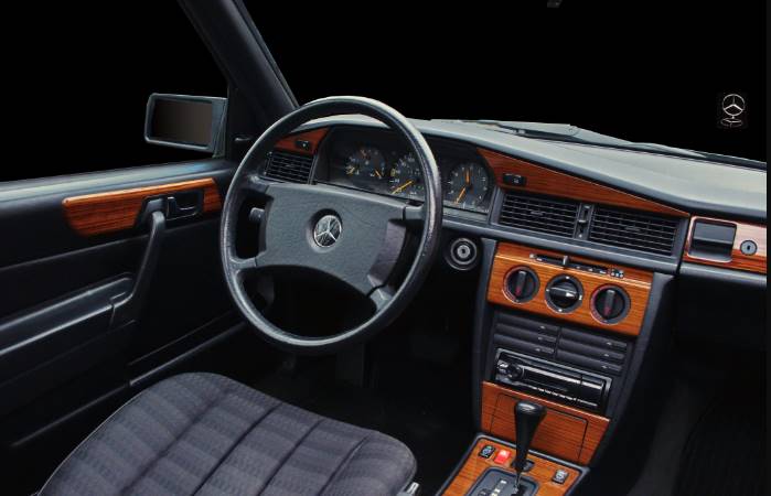 Interior del Mercedes 190
