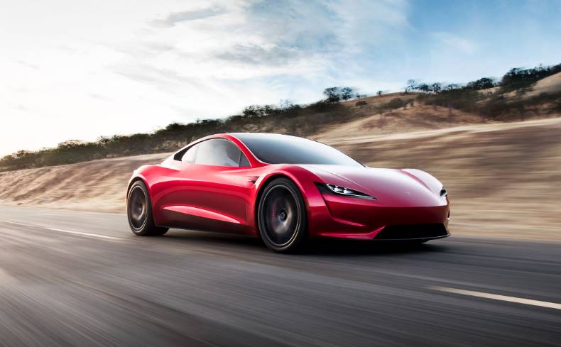 Marcas de autos más rápido del mundo - Tesla Roadster