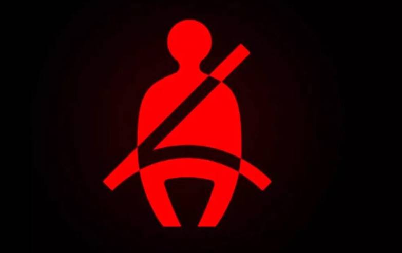 Testigo del sistema de airbags y cinturones de seguridad